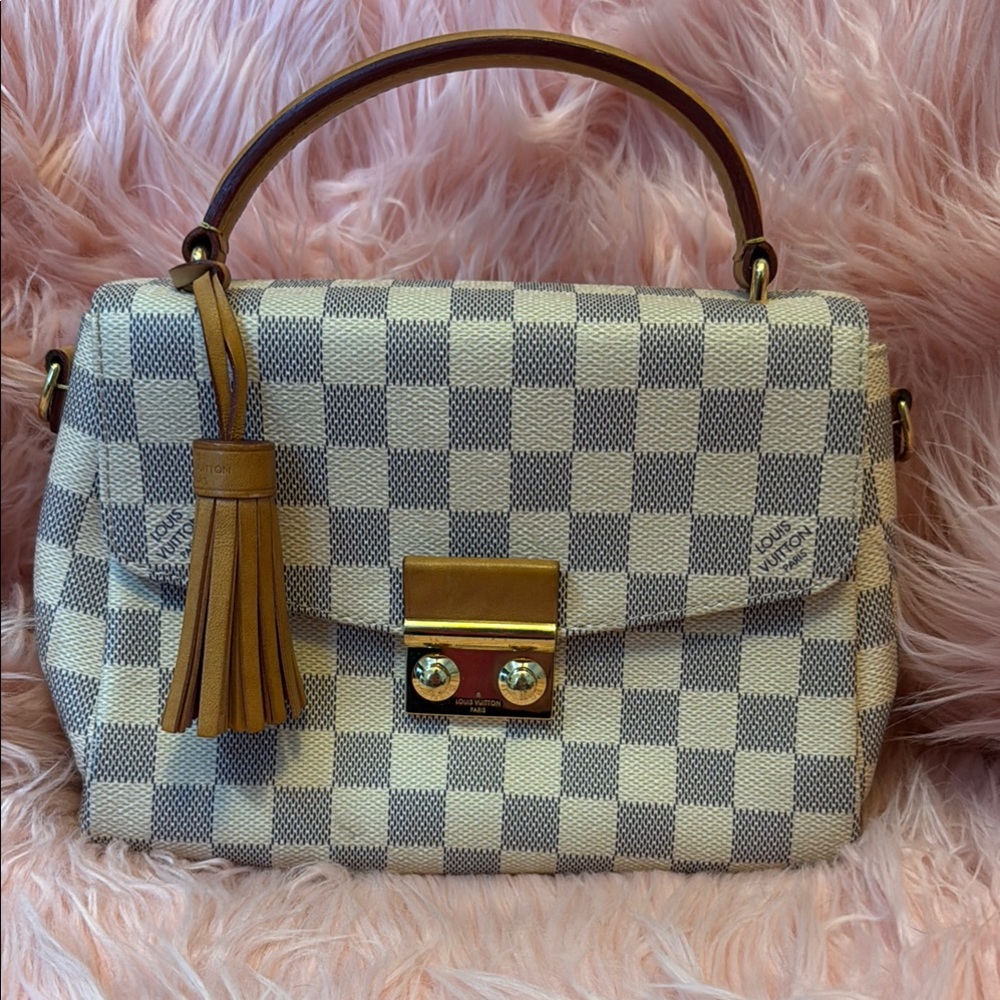 Louis Vuitton Damier Azur Croisette Shoulder Bag